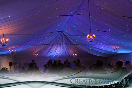 Haggin Oaks GOlf CLub, Wedding Lighting, Bliss Effect